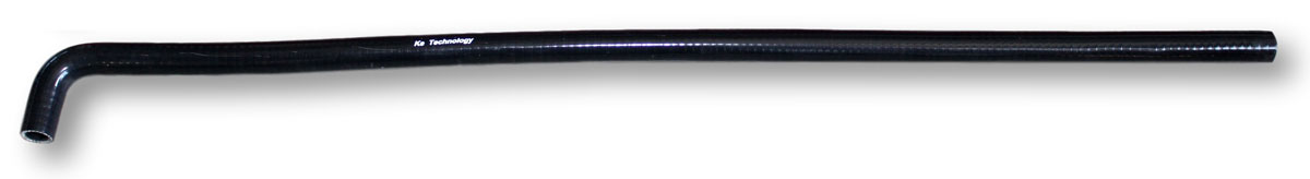 Wasserschlauch Silikon schwarz, 1x 90&amp;#176; Winkel, &amp;#216;18x1000mm