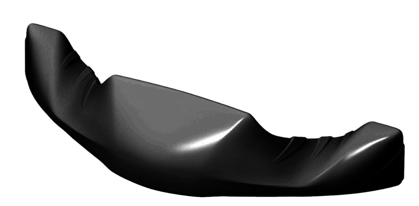 Frontspoiler M11, schwarz