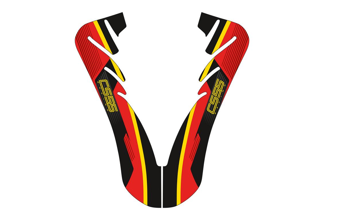 CS55 Kart Kleber Frontschild M11