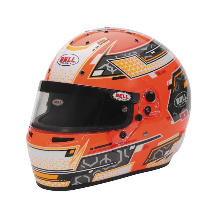 Karthelm Bell, Modell RS7-K, Stamina anthrazit-orange