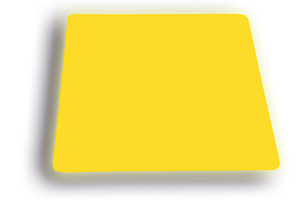 Nummernfolie selbstklebend gelb