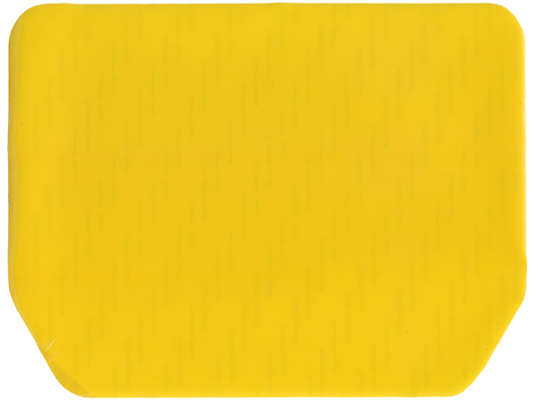 Gelber Hintergrund Heckauffahrschutz