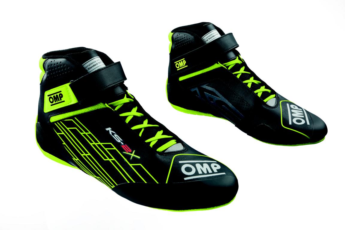 KS-2X Schuh OMP, schwarz/leuchtgelb