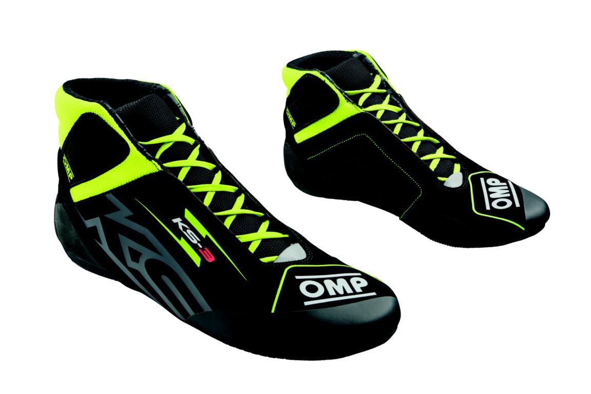 KS-3 Schuh OMP, schwarz/leuchtgelb