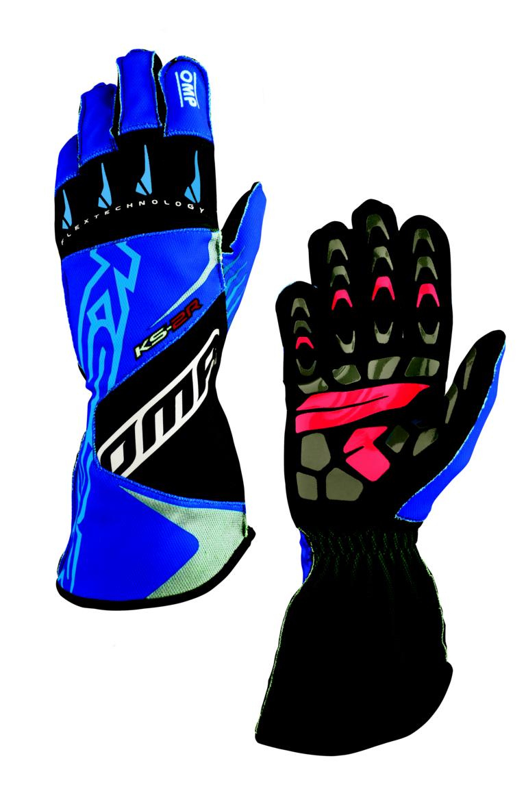 KS-2R Handschuh OMP, blau/cyan