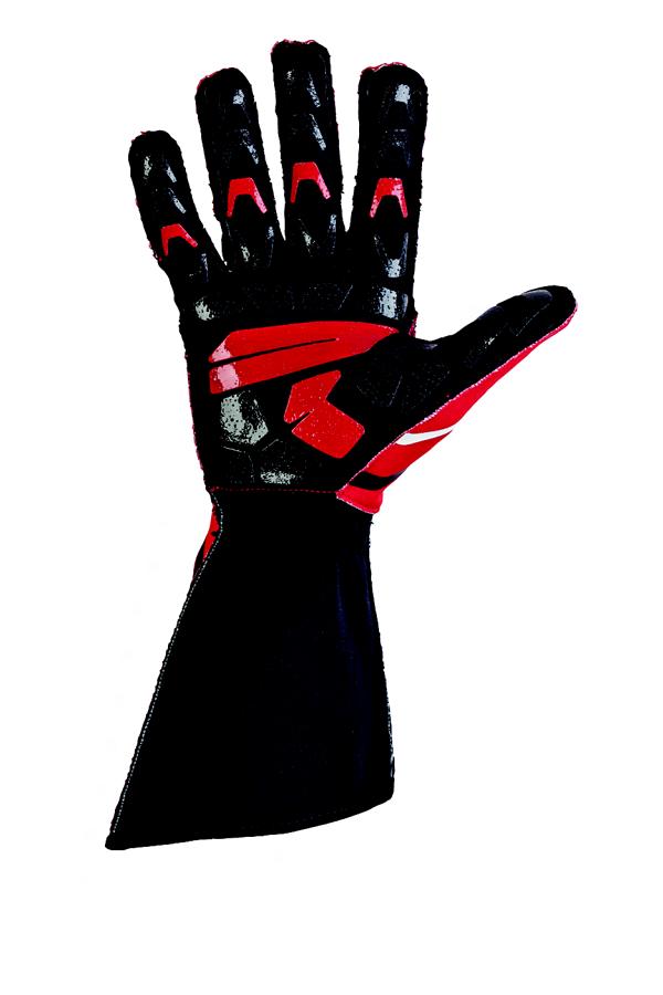 KS-2R Handschuh OMP, rot/schwarz
