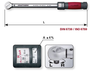 1/4&amp;quot; Click Drehmomentschl&amp;#252;ssel 4-20Nm