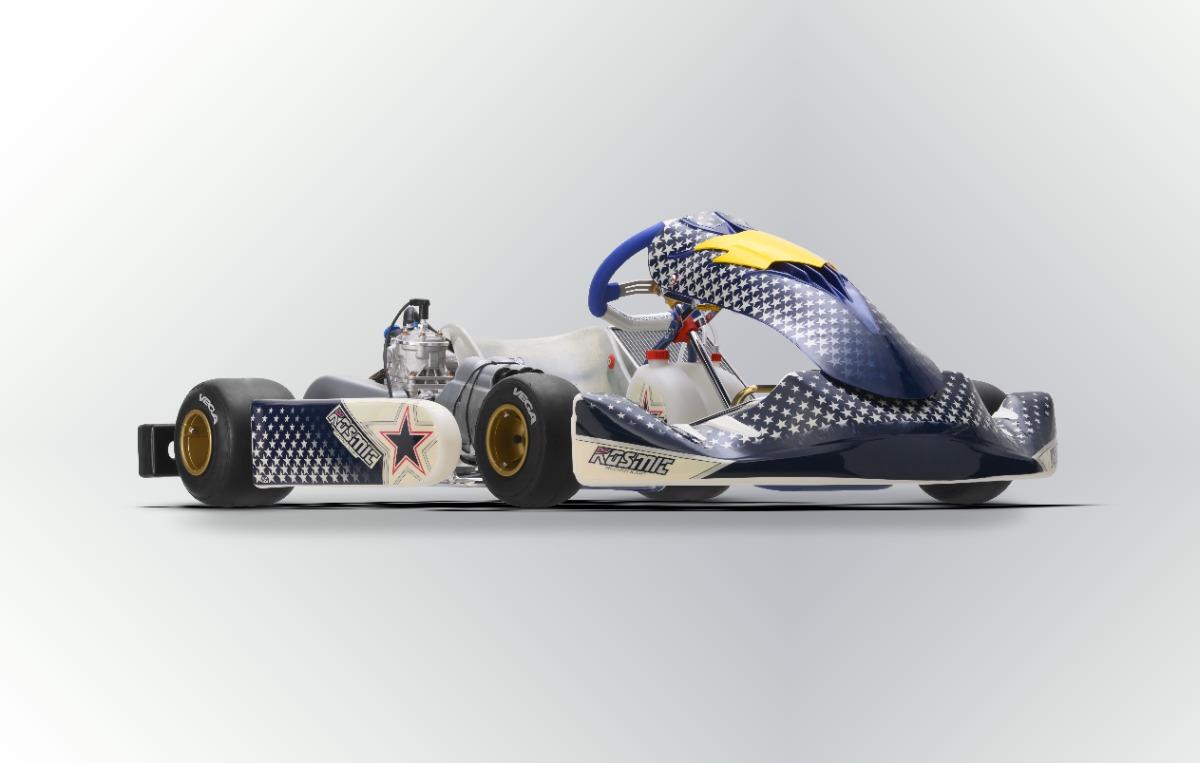 Kosmic ROTAX Senior Kart fahrfertig aufgebaut
