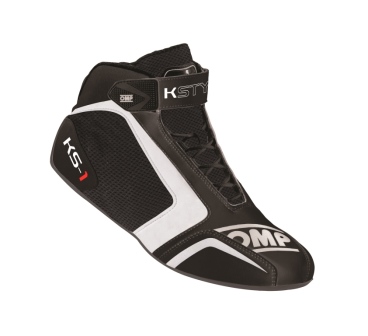 KS-1 Schuh OMP, schwarz/weiss/grau