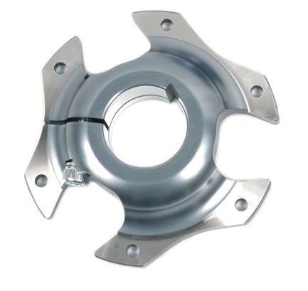 Zahnkranzhalter, 30mm, ALU, schwarz 